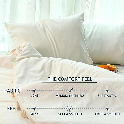 Miniatura 4 de Folkulture Funda de edredón tamaño Queen o juegos de ropa de cama Queen, 100% algodón ultra suave, juego de funda de edredón Queen de 3 piezas, 1