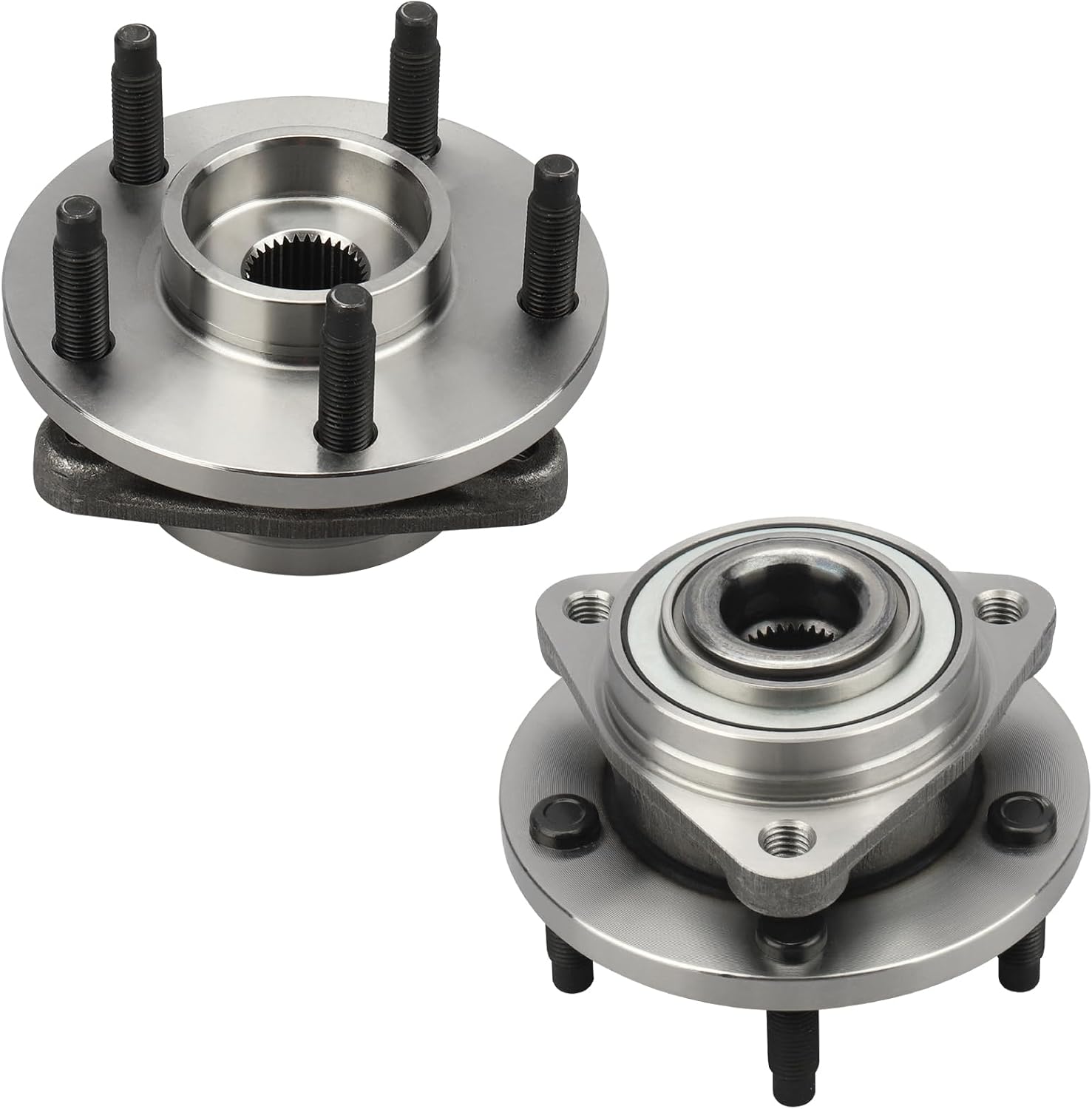 IRONTEK 513237x2 Front Wheel Hub Bearing (5 Lugs w/o ABS) FITS 2005-2010 for Chevrolet Cobalt, 2006-2008 for Chevrolet HHR,2007-2009 for Pontiac G5 2PCS