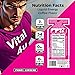 Vital 4U Liquid Energy Shot - Ginseng, B Vitamins, Naturally Sweetened, Coffee Flavor, 24 ct