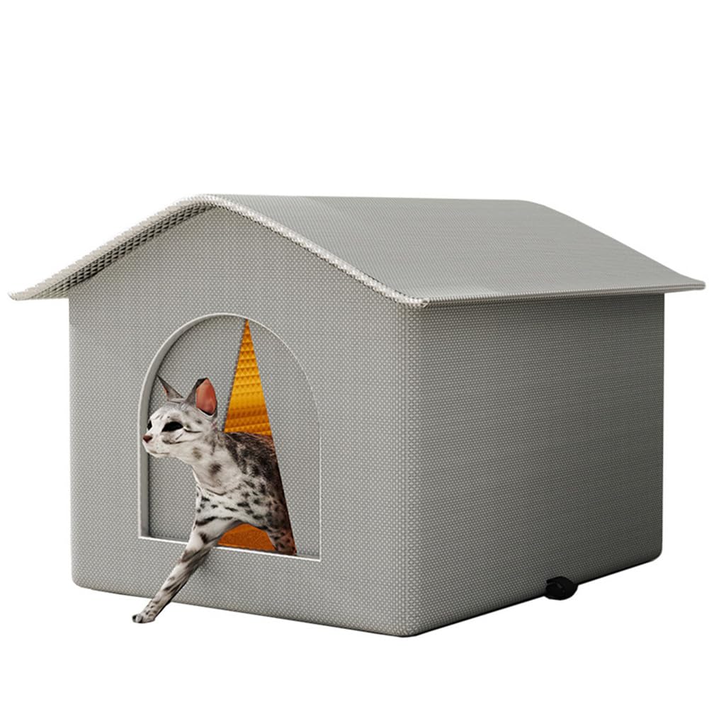 Stray Cat Shelter Waterproof Outdoor Cat House for Feral Cats