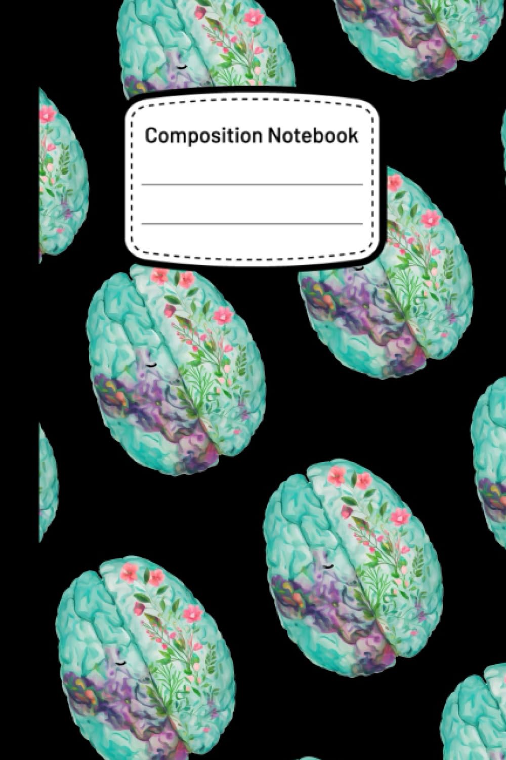 Composition Notebook Anatomical Brain: College Ruled | Cream Paper | 6x9 | 120 Pages | Medical Notebook | Anatomy Notebook