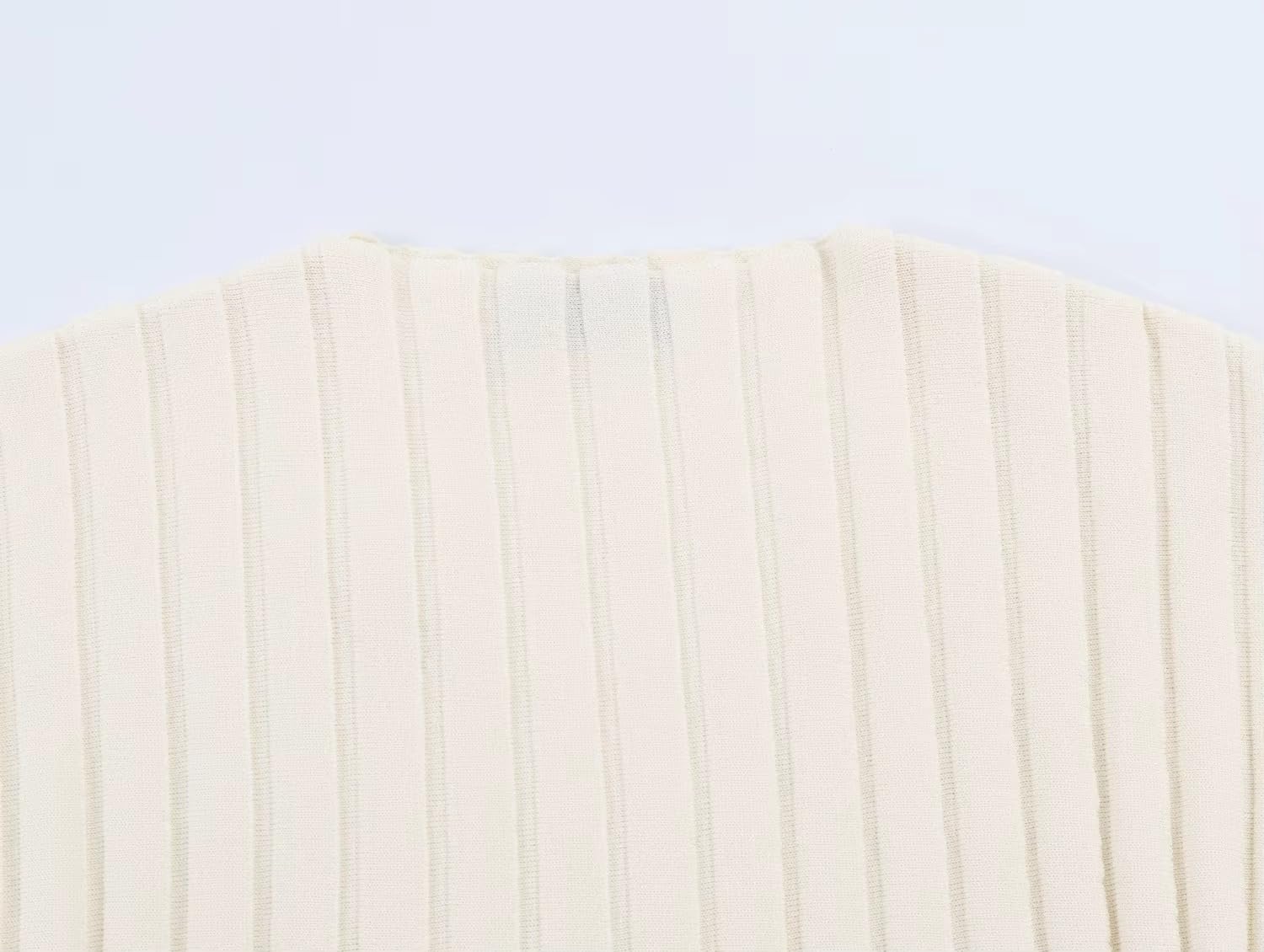 MORISTE Maglia a Maniche a Bolle Donna, Top a Maglia Coste Maniche Corte per Primavera Estate