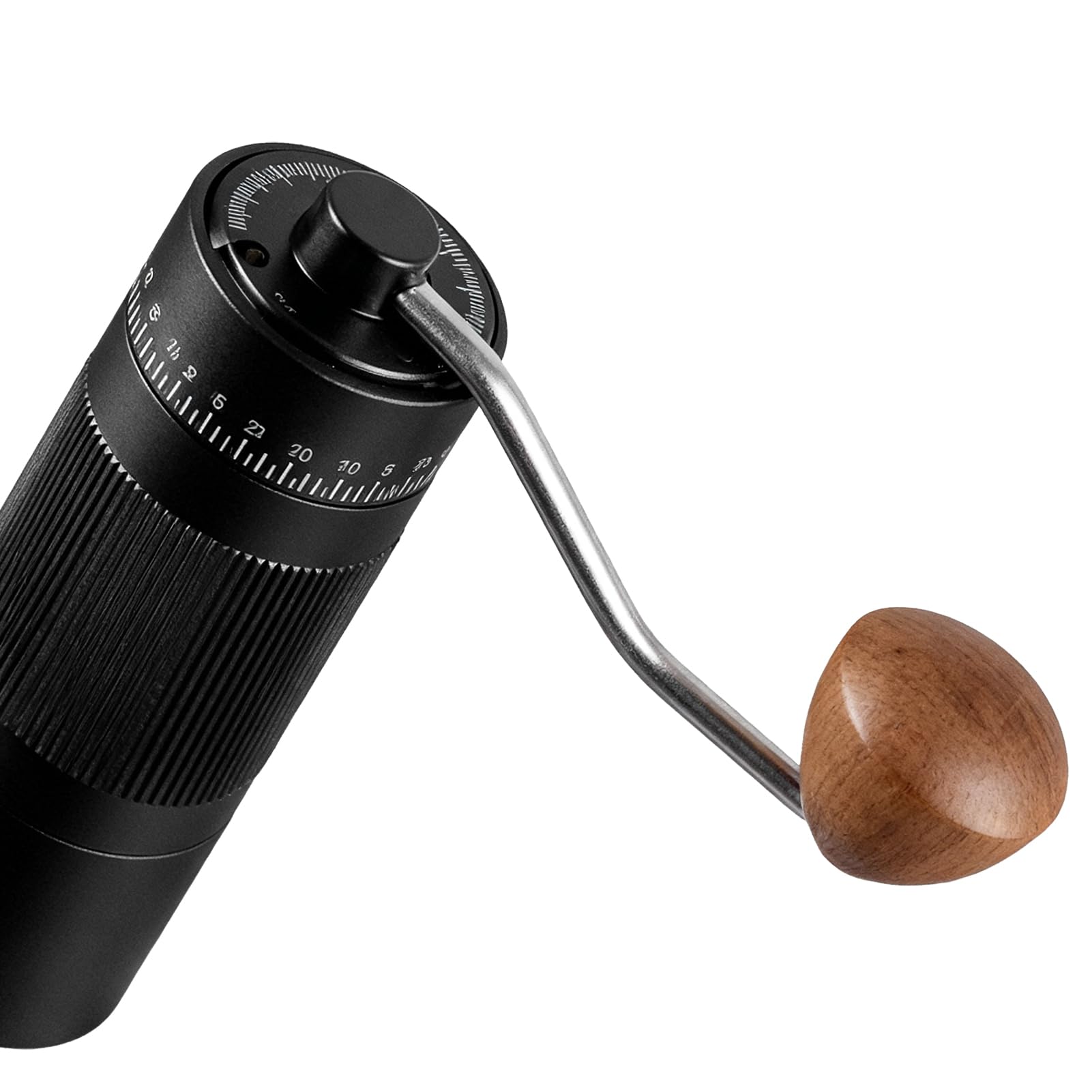 Molinillo de café Manual con 55 Ajustes Ajustables para un Molido Preciso y una Experiencia de café Perfecta en Casa o de Viaje, Aleación de Aluminio y Acero Inoxidable 304, Capacidad de 22