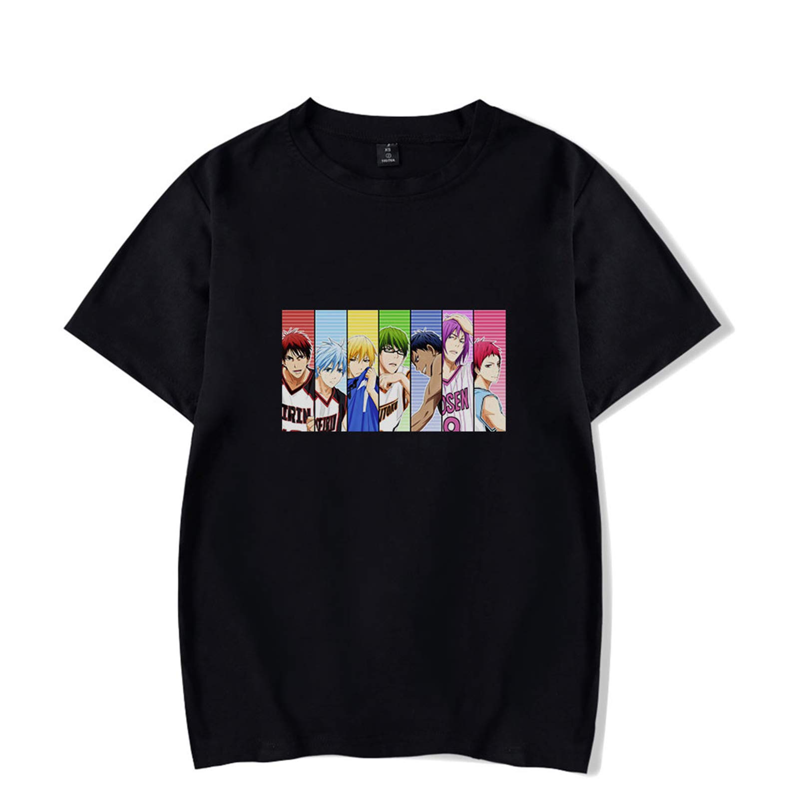 Keepmore Men's #1 Kuroko's Basketball T-Shirt Anime Kuroko's Basketball Kuroko Tetsuya Cosplay Short Sleeve T-Shirt For Wo Teen