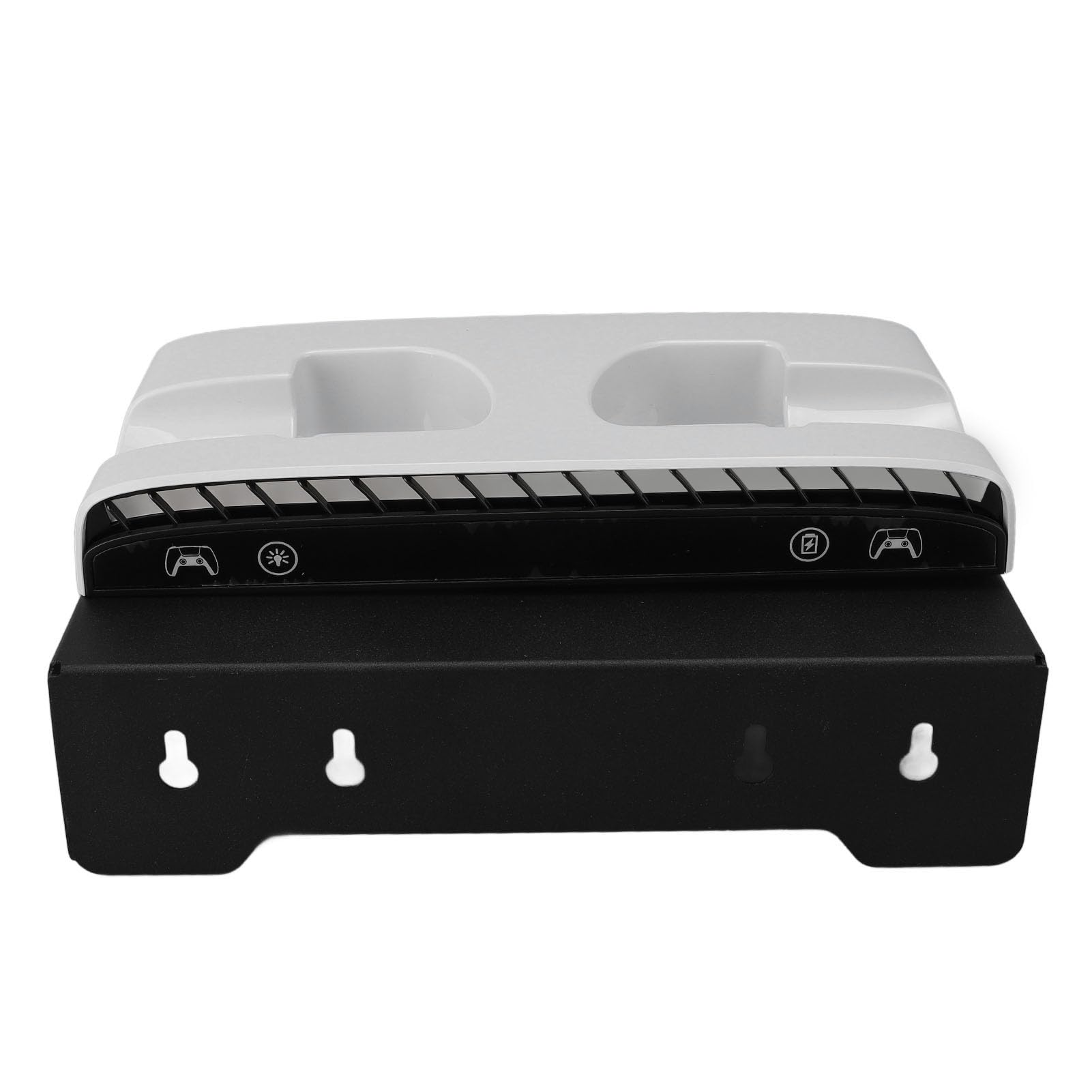 Acouto Estación de Carga del Controlador Luz RGB Montaje en Pared Consola de Juegos Soporte del Controlador con Gancho para Auriculares Este Soporte Es Estable en la Pared de Carga del Estación de
