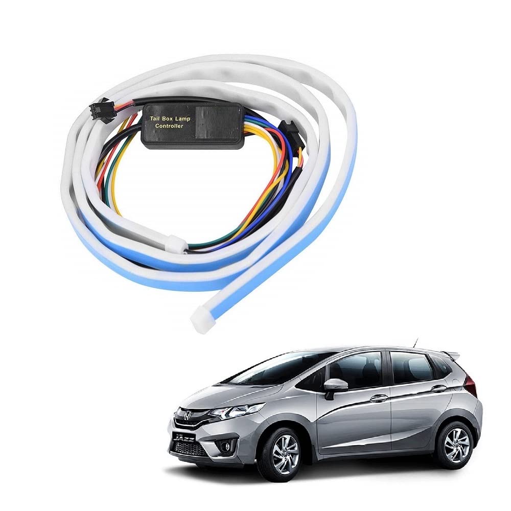 SPREADX Car LED Trunk/Dicky/Diggi/Boot/Tail Light Strip with Brake Turn Signal Suitable for Honda Jazz T-2