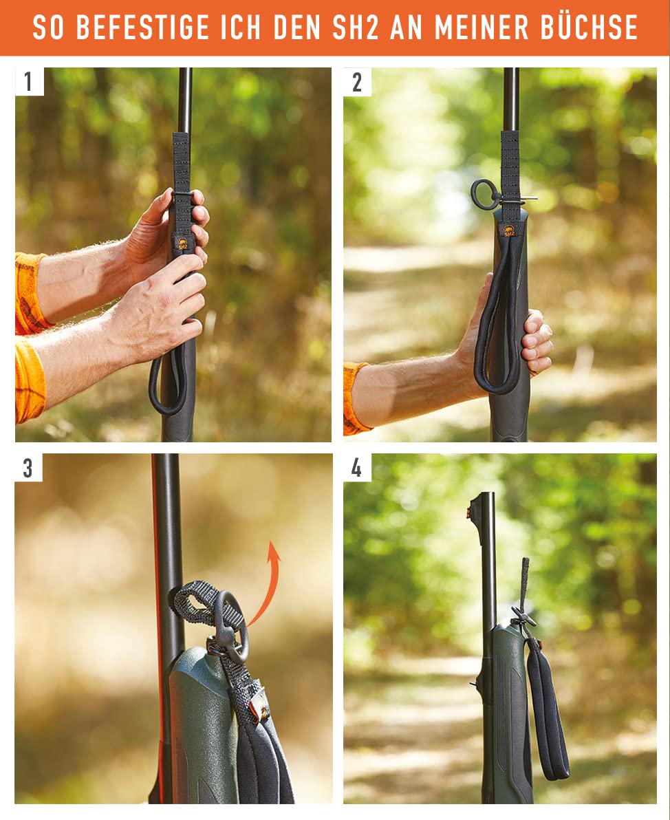 SH2 Keiler | Optimal für die Drückjagd und Pirsch | Der Prezesionsriemen für die Jagd
