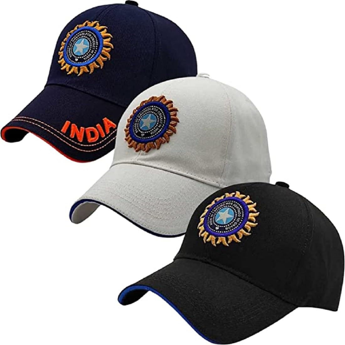 FY LANEIndia Cricket Cap Original Quality Head Caps for Men Unisex Mens Cap Adjustable Buckle Caps Men Women for All Sports Cricket Cap