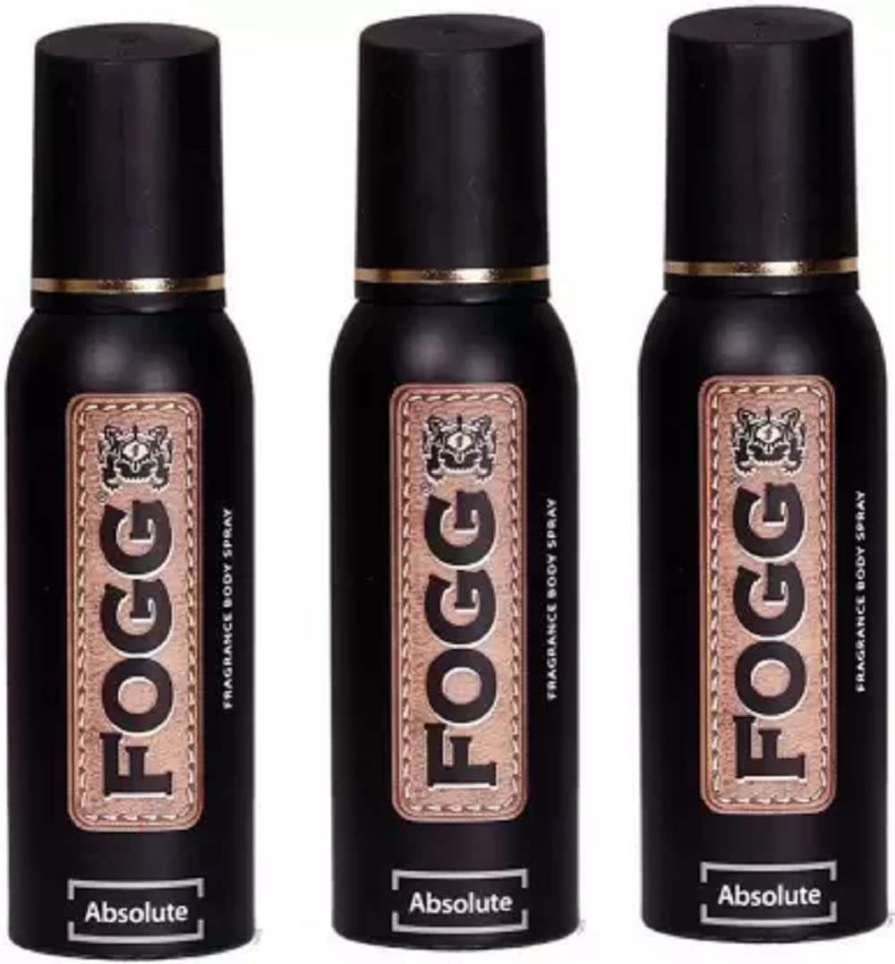 Fogg Absolute Fragrance Body Spray (pack of 3) Body Spray - For Men & Women (360 ml, Pack of 3)-image-0