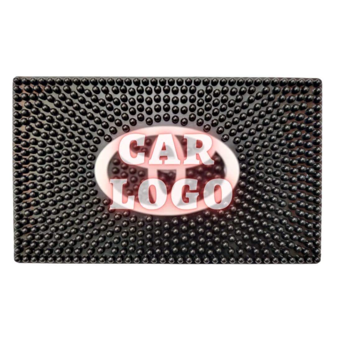 BKN® 10" Car Non-Slip Dashboard Dotted Silicon Mat Big Size, Non-Slip Pad for All Cars & Mat Holds Every Cell Phone, Sunglasses, Keys and More (Toyota)