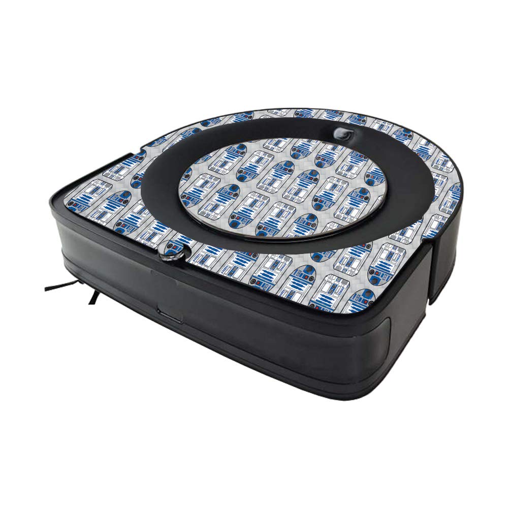 MightySkins Carbon Fiber Skin Compatible with iRobot Roomba s9 Vacuum Minimal Coverage - Galaxy Bots | Textured Carbon Fiber Finish | Easy to Apply and Change Styles | Made in The USA