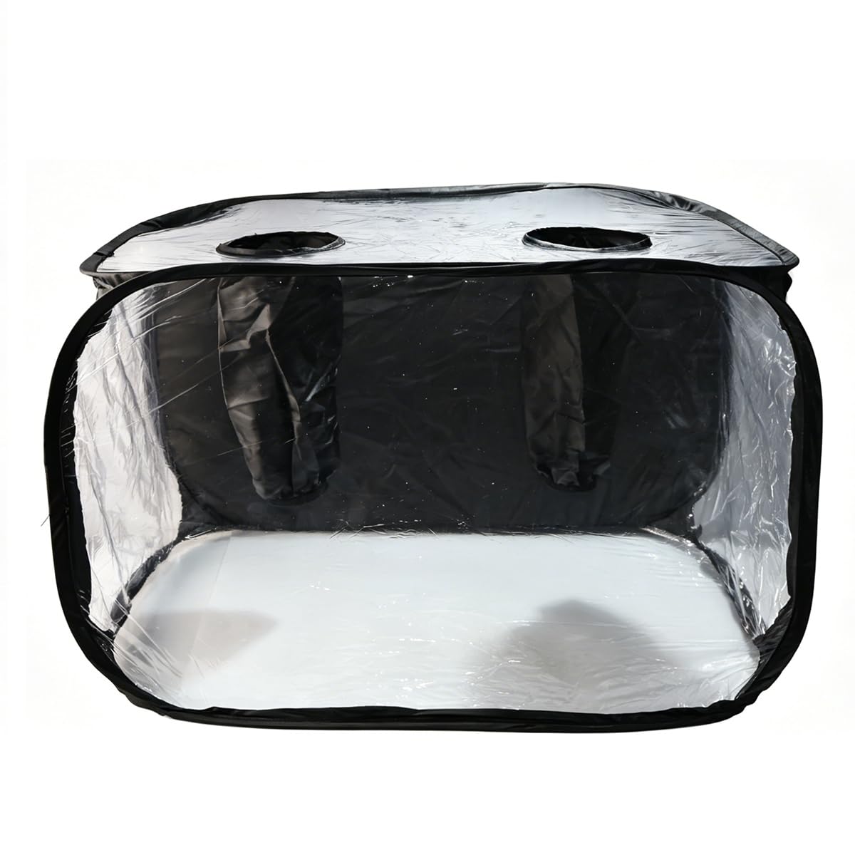 Sarini Mushroom Cultivation Still Air Box - Faltbare Transparente Pilz Wachsen Zelt Kit, Growing Kit Box Mit Handschuhen, Portable Grow Bag (90 X 60 X 60CM)