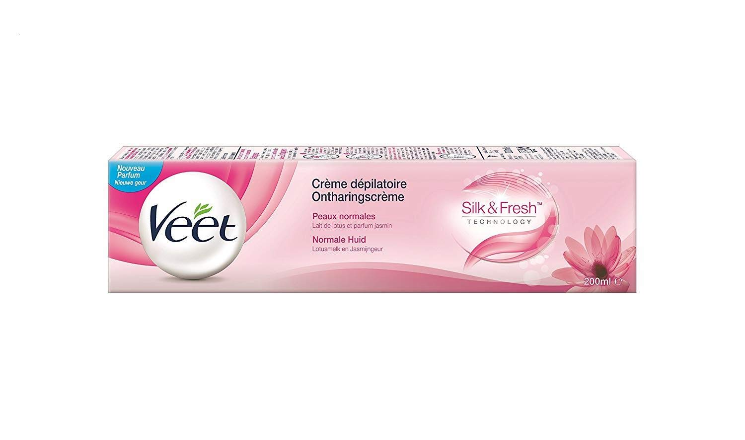Veet Depilatory Cream for Normal Skin 200ml Pack of 6