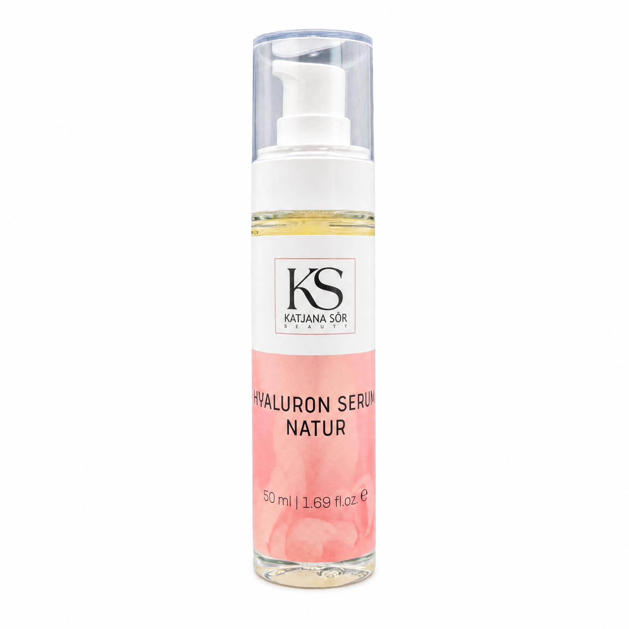 KS Beauty Hyaluronserum Natur – Feuchtigkeitsserum mit Hyaluronsäure, Aloe Vera, Retinol, Astaxanthin & Vitamin E (50 ml)