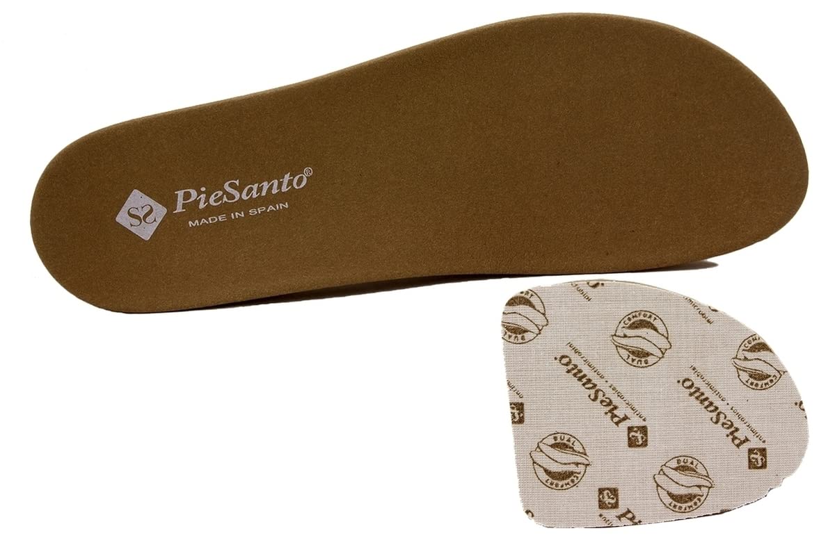 PieSanto - 230776 Sandalia Plantilla Extraíble Piel Blanco para: Mujer