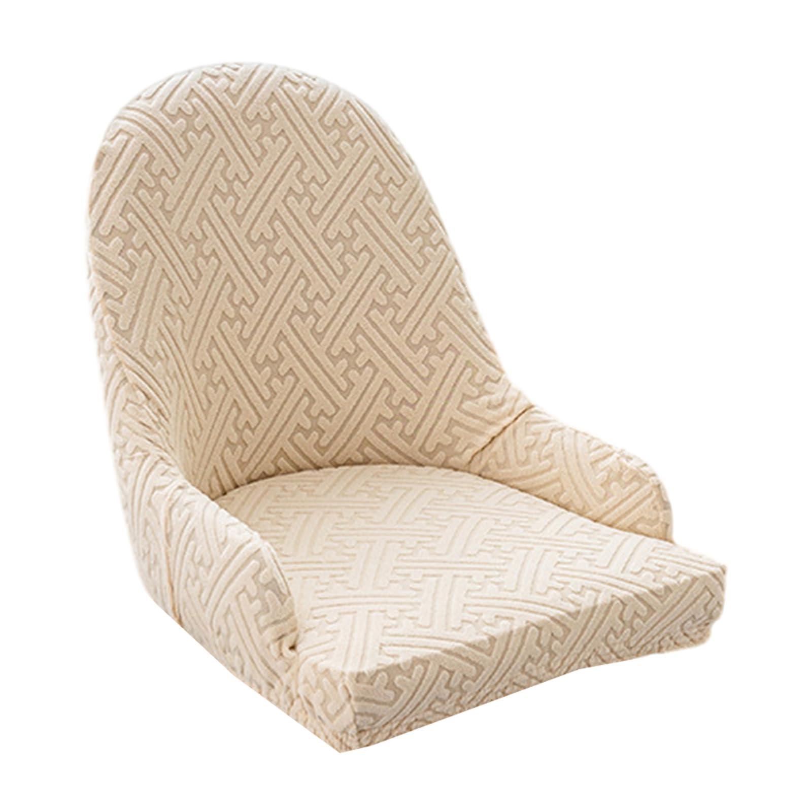 NEWFT Dining Armchair Cover Fit Antislip Fabric Easy Setup Wingback Protector Modern Decor Elastic Chair Slipcover Wingback Chair Cover Protective Slipcover Universals Fit Elastic Furniture