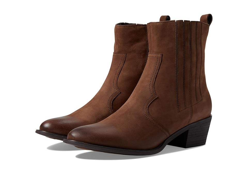 David Tate Basil (Brown Nubuck Leather) Women's Boots INTERNATIONAL SHIPPING