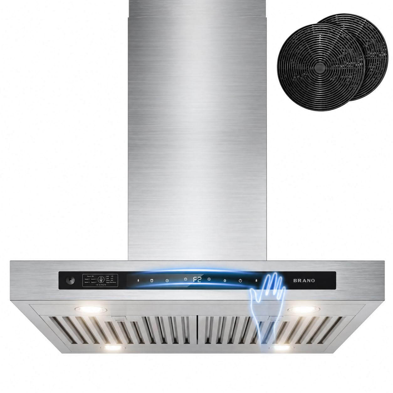 BRANO 30 inch island range hood
