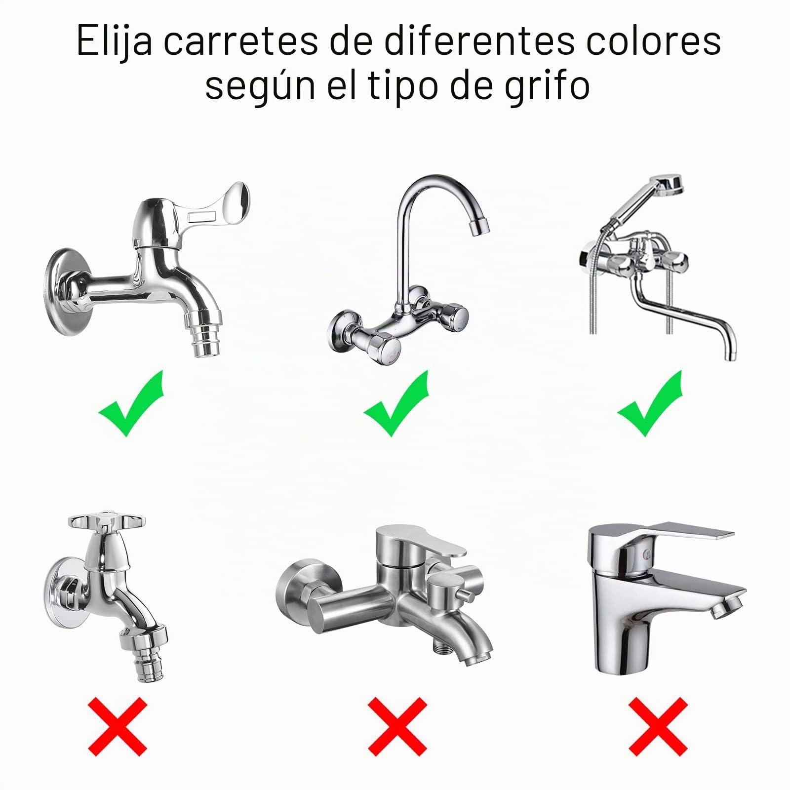 Cerámica Grifo Valvula de Cobre Repuesto, 1 par Universal Cartucho de Disco de Cuarto de Vuelta, Ajustar Temperatura de Agua Fria y Caliente para El Hogar, Grifo de Cocina Baño