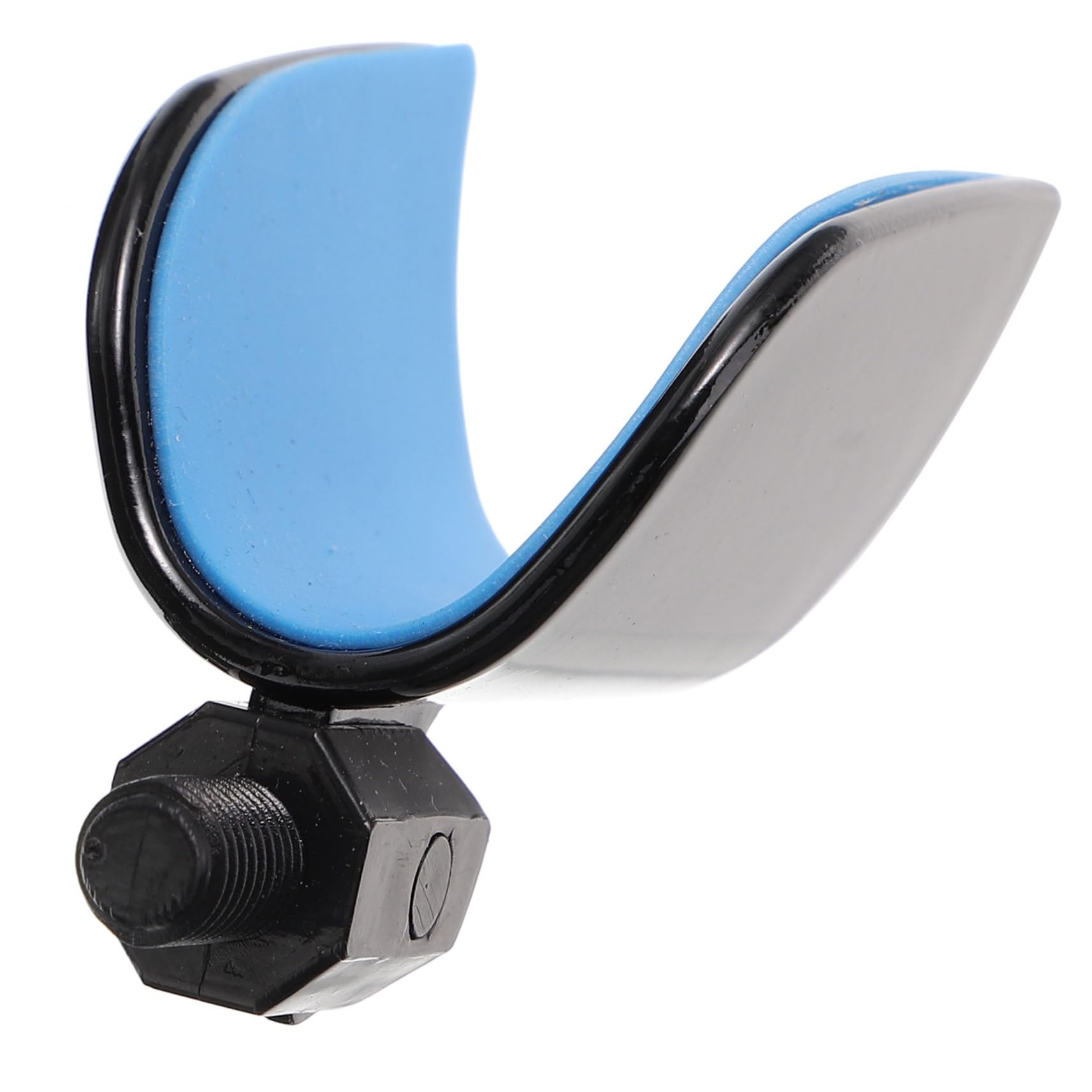 Sosoport 5 Staffe Da Pesca Con Rimbalzo Automatico Testa Di Pecora Asta Torretta Forcella Anteriore Antiscivolo In Plastica Nera 1 Pz Croissant Verticale