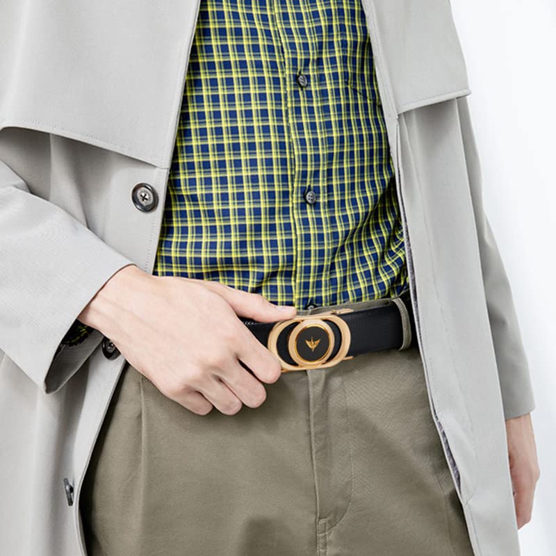 VANNANBA Ratchet Belts for Men Adjustable with Modern Automatic Buckle Elegant For Casual Forma, Gift for Men with Gift Box3