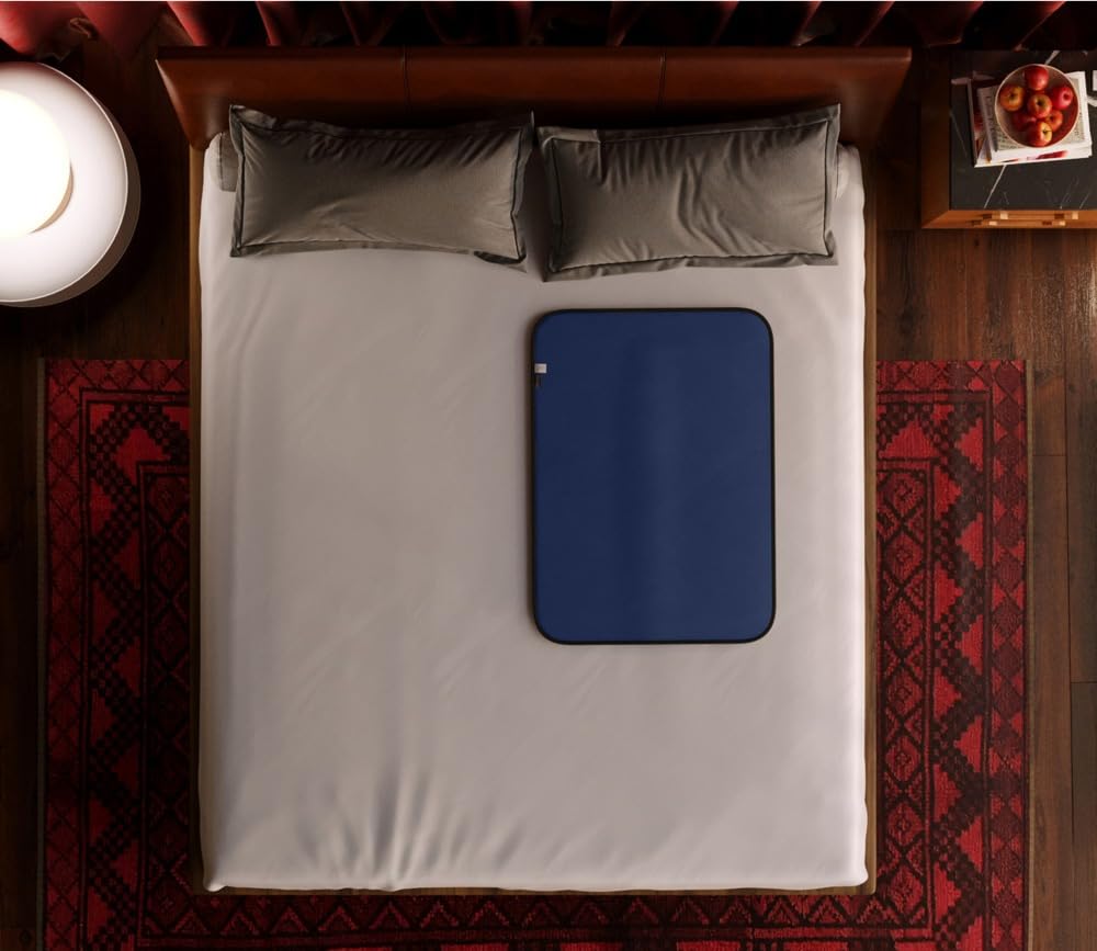 Liberator Fascinator Throw - Moisture-Proof Sensual Blanket, Mini Size, Microvelvet: Indigo