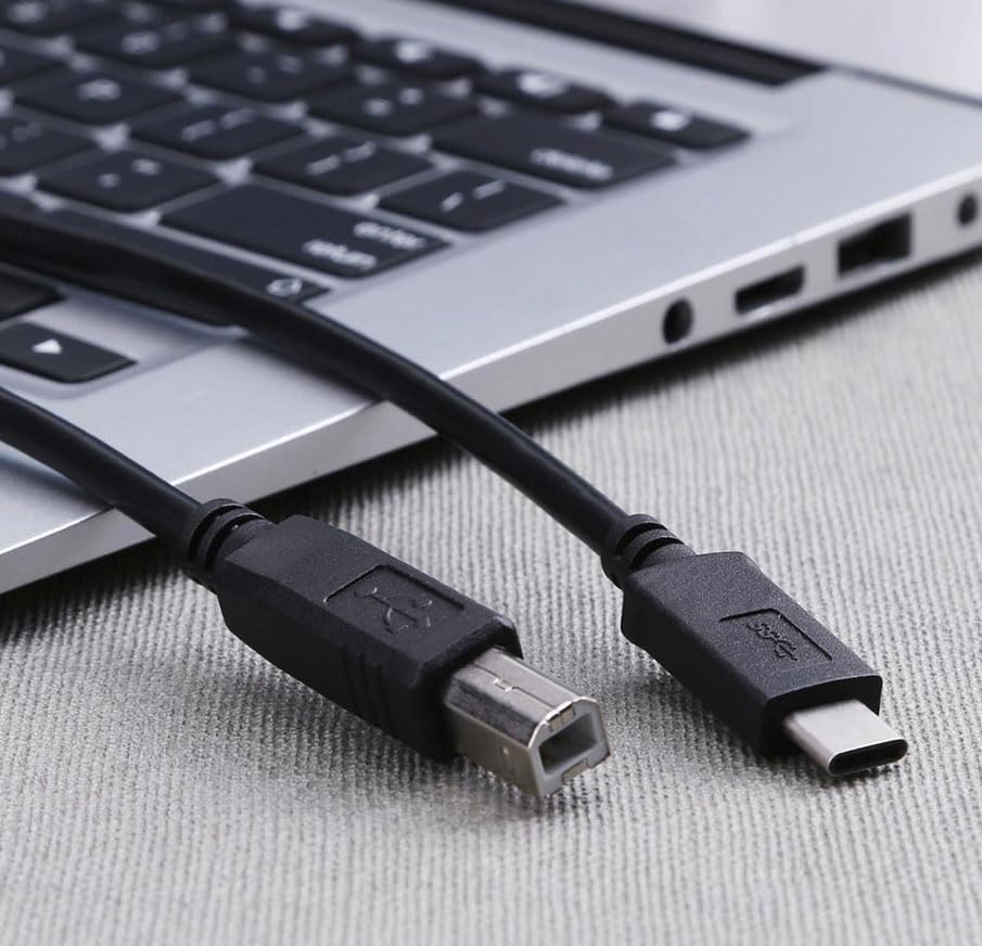 iCables USB C Printer Cable 2m, for Scanner External Desktop Hard Drives, USB HUB - Image 2