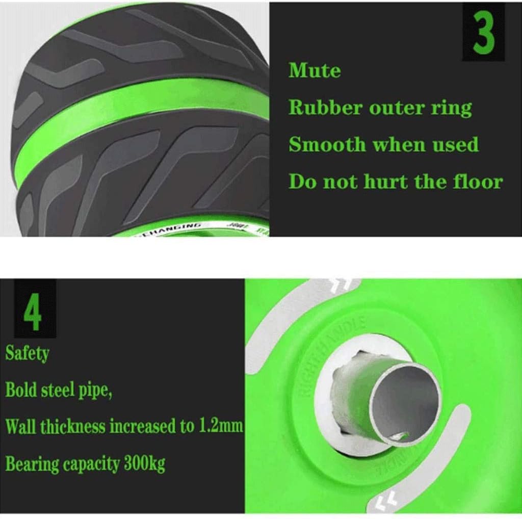 Automatic Rebound and Multiple Angles Core Workouts， Wheel for Abdominal Exercise Fitness Crunch Workout Equipment for Home Workouts