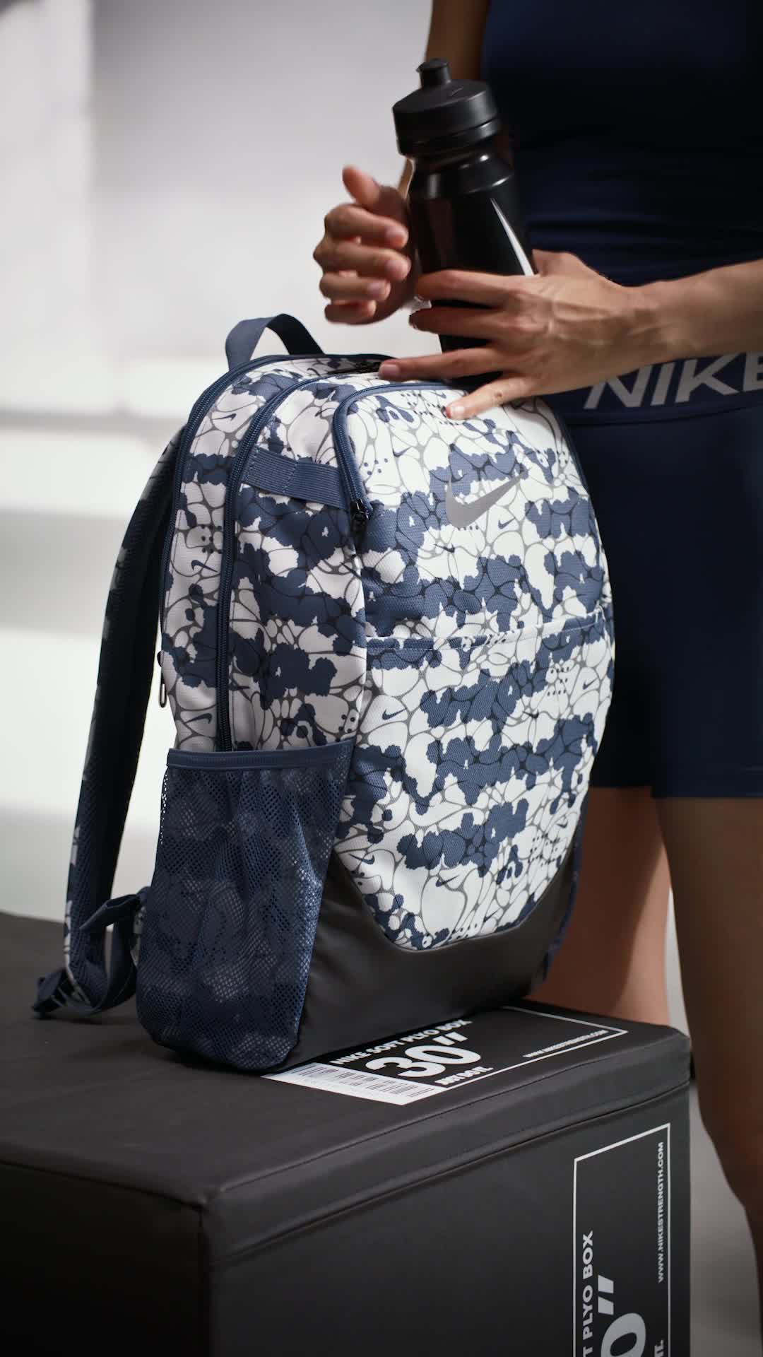 Nike Brasilia Backpack, Diffused Blue/Black/Black, MISC : Amazon