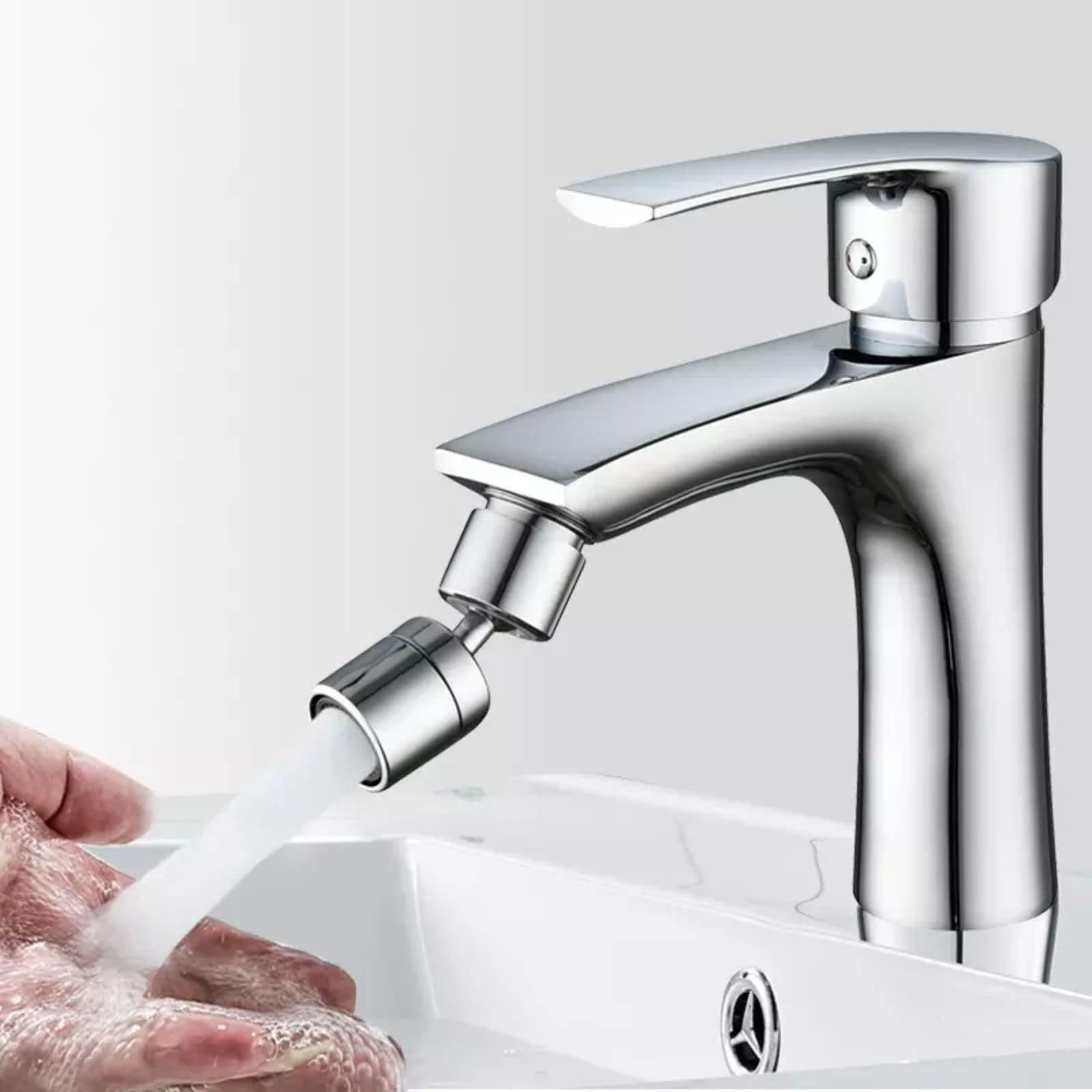 IONIX Tap, Tap filter, Tap extender for kitchen sink, Sink tap for kitchen, Water tap, Flexible Anti Splash Water Saving Movable Sink Faucet, (720 degree tap extension)