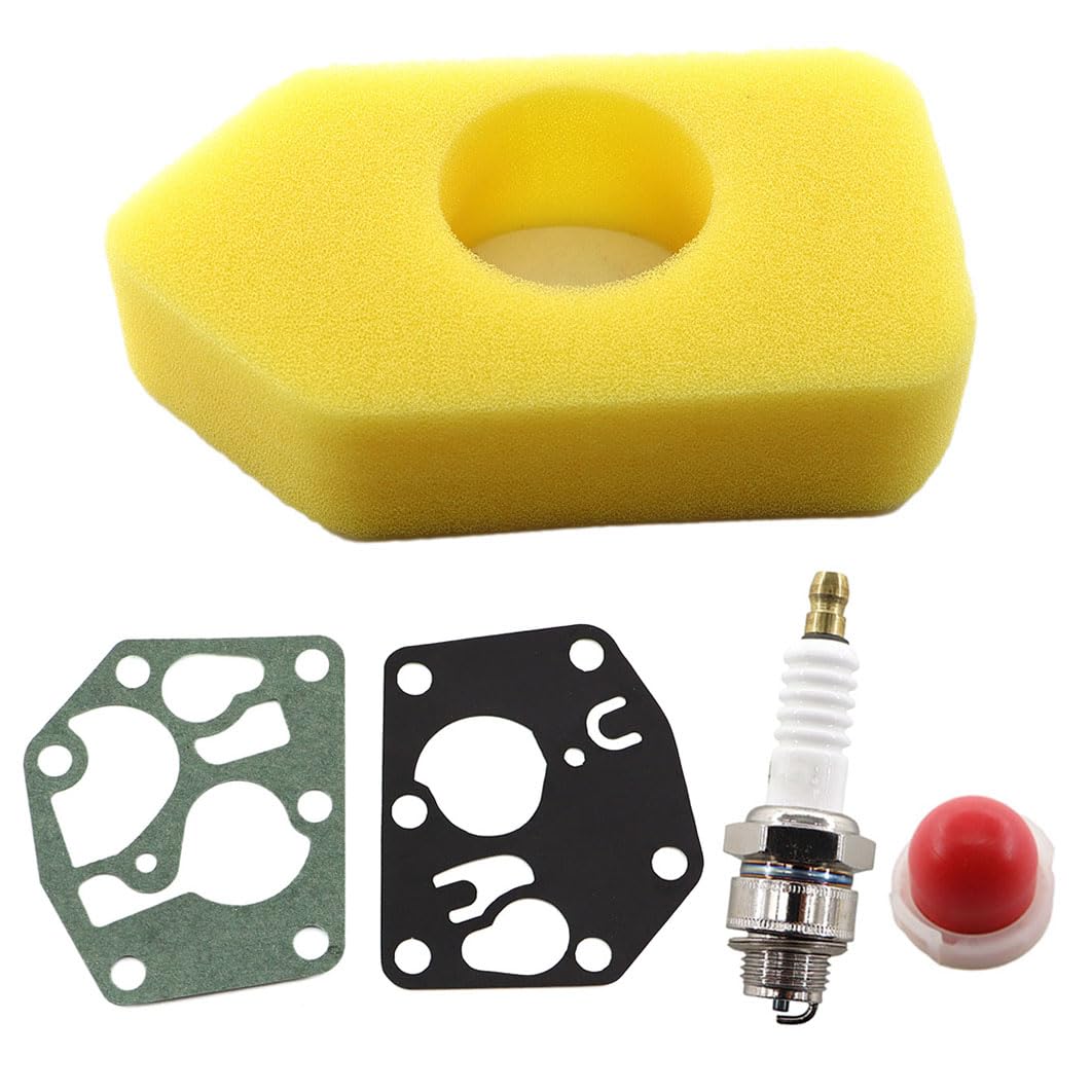 MCHNIC Air Filter Spark Plug Service Kit For Mountfield For HP470 SP470 & 795083 Diaphragm, 694394 Primer Bulb Engines Essential Tools
