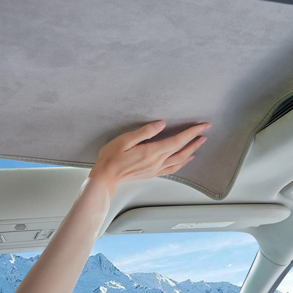 Sonnenblende Schiebedach für VW Tiguan 5N 2010-2017 2016, Auto Sonnenschutz Vorhang, Hitzeschutz und Sichtschutz für Panorama Dach,Black