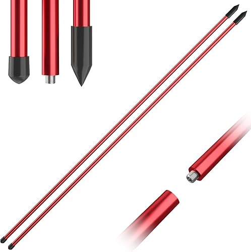 Palillo de alineación de golf, palo de alineación de aleación de aluminio 23 paquetes, 33.548 pulgadas portátil desmontable equipo de entrenamiento