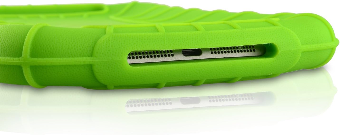 iPad Mini Case, iXCC Shockproof Silicone Protective Case Cover for iPad Mini, Mini 2, Mini 3 and iPad Mini Retina Models - Green