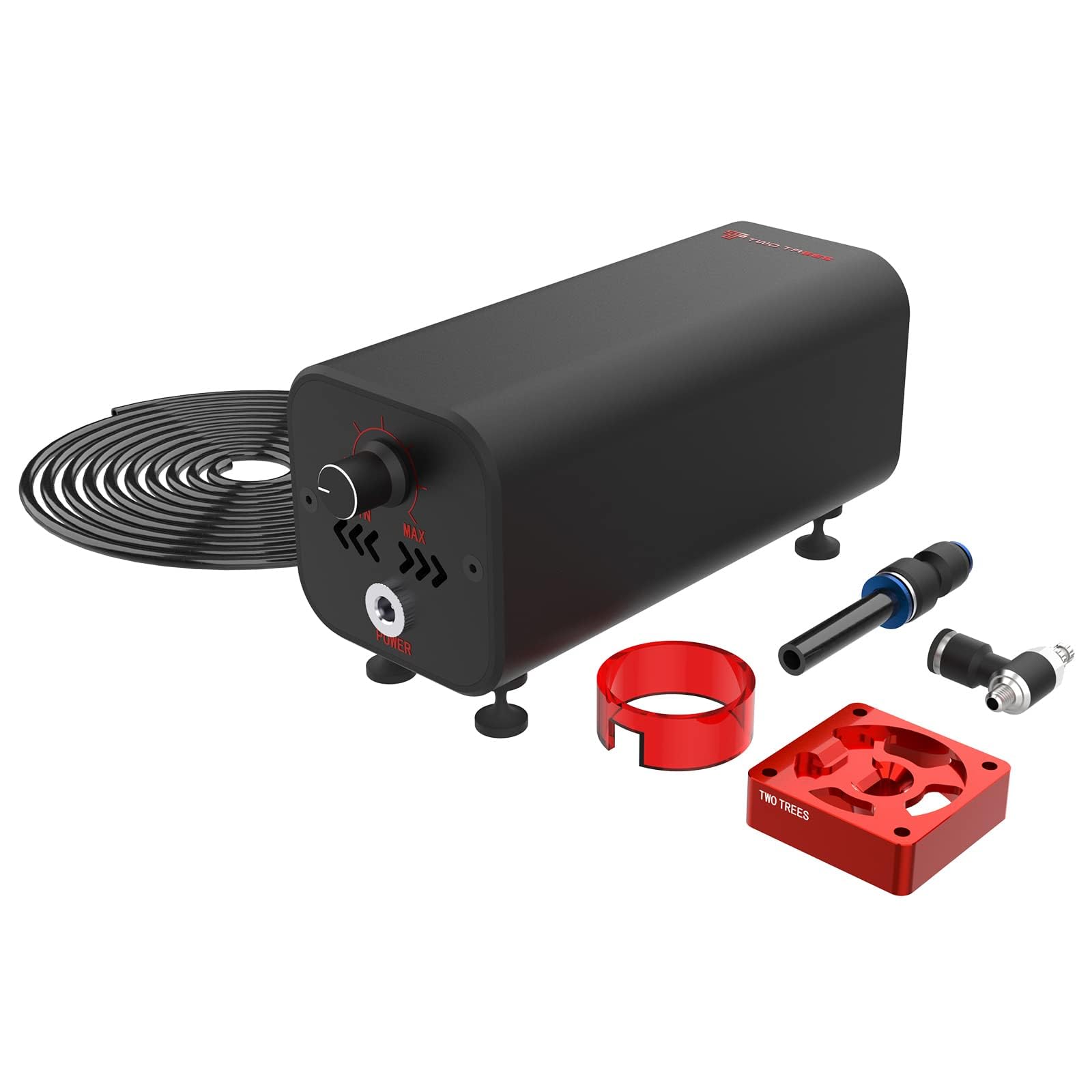 Twotrees X1 Kit de asistencia de flujo de aire, 10-30 l/min, sistema de bombeo de aire para máquina grabadora láser TTS-55 5 W TTS 10 W