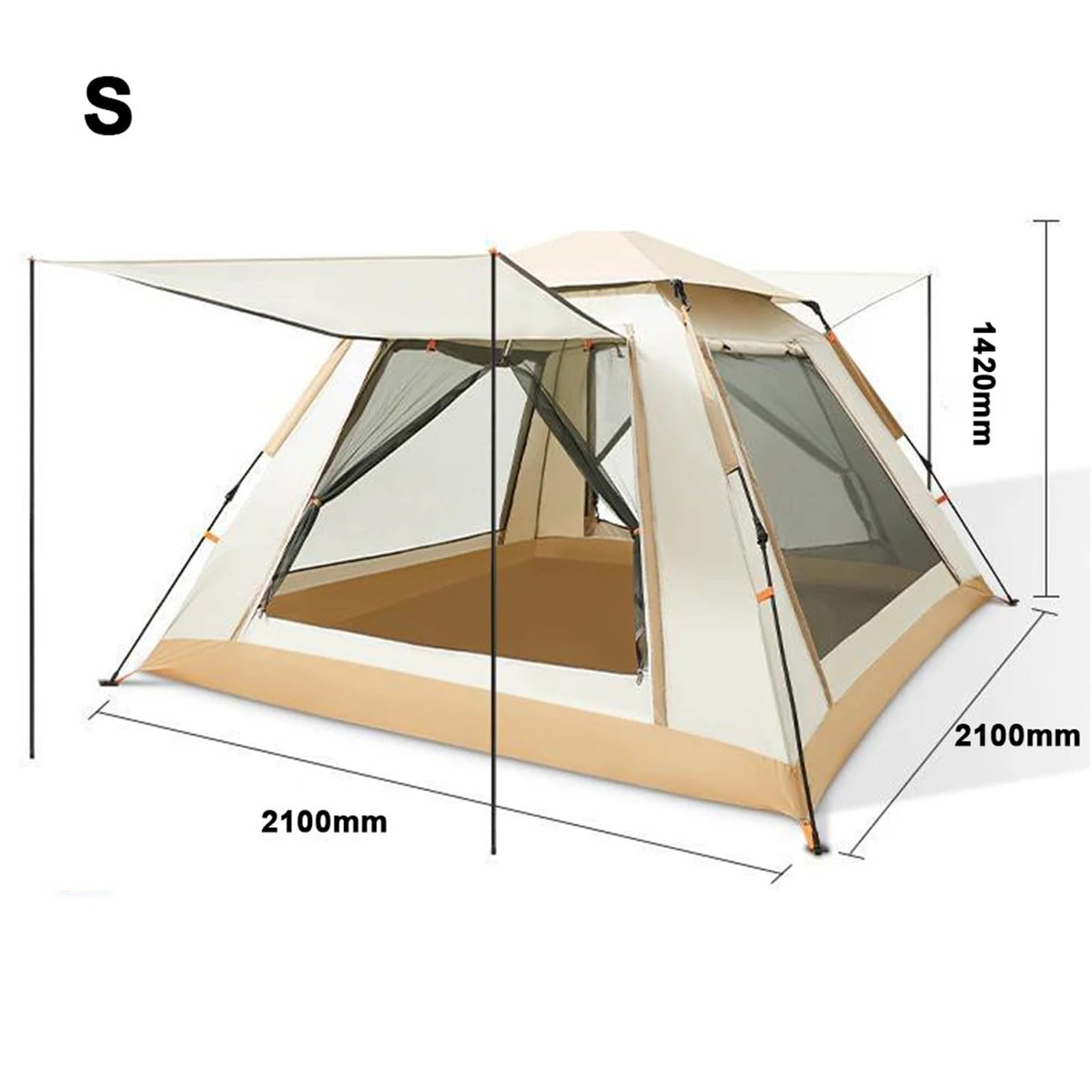 Tente De Peche Tente de Camping de Voyage Autonome en Plein air, Ouverture Rapide Automatique, abri Solaire de pêche résistant à la Pluie et au Soleil