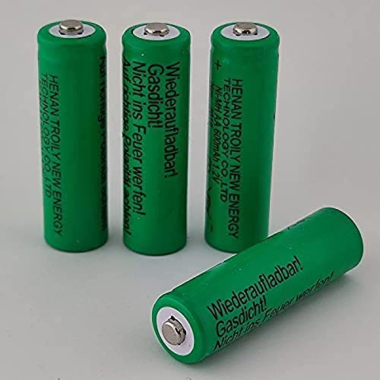 Batterie Ricaricabili AA 2400mAh Ni-MH Per Luci Solari - Confezione Da 12 Pezzi Precaricate