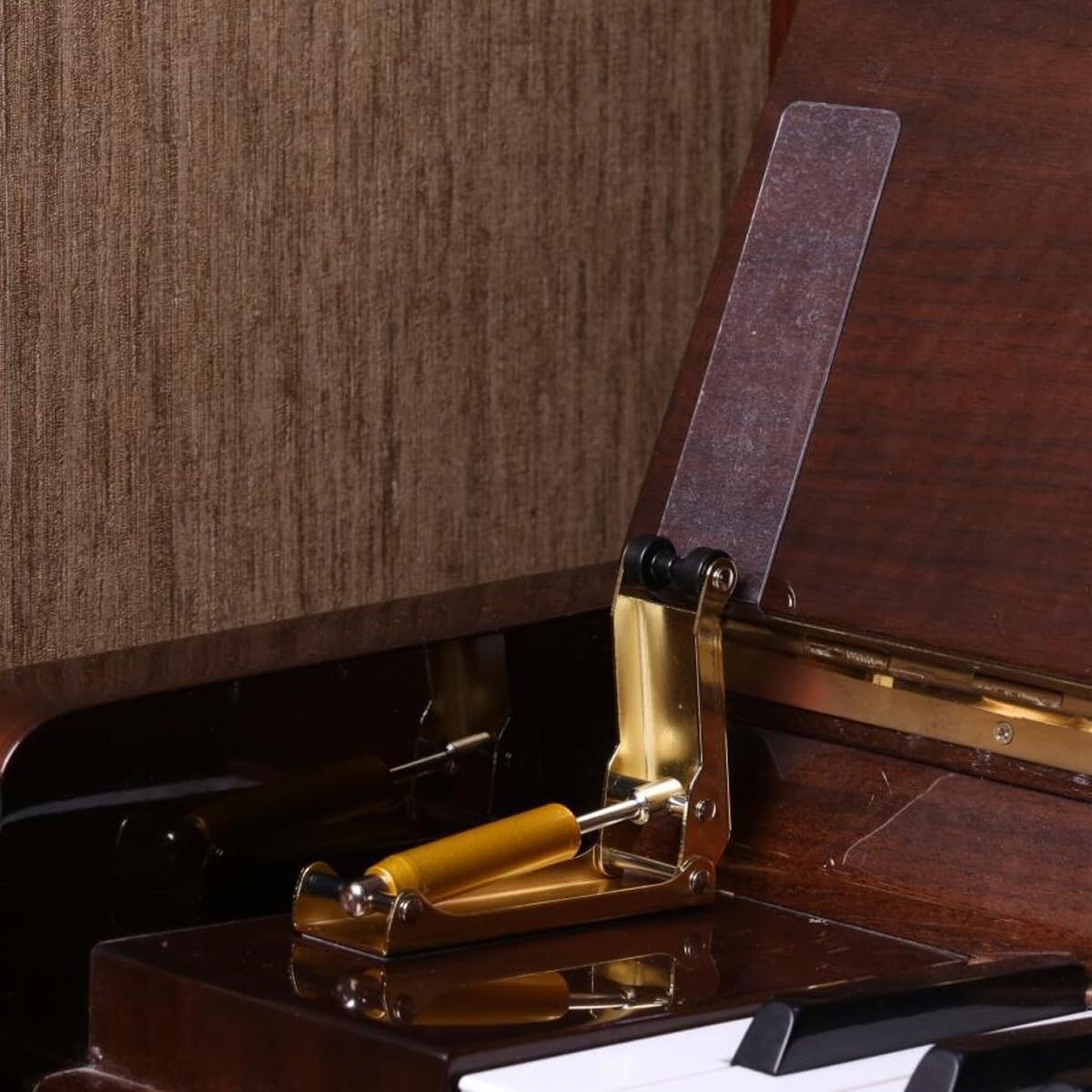 Alnicov Pianoforte Dispositivo di caduta morbida e lenta Pressione idraulica Deceleratore del cruscotto Copertura della tastiera Controllo della discesa Devic (oro)