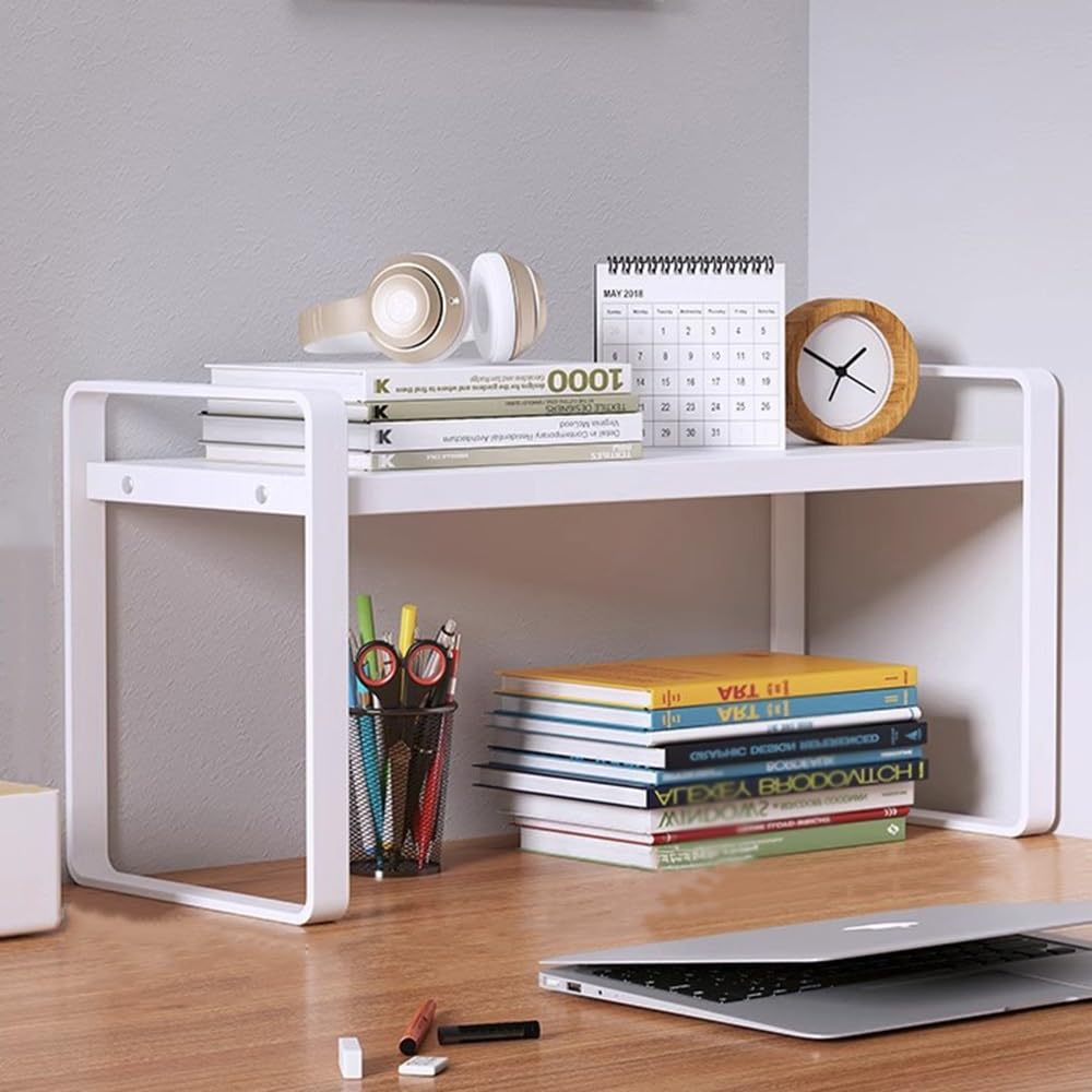 Milky Way Schreibtisch-Bücherregal, Kleines Holz, Arbeitsplatte, Bücherregal, Schreibtisch