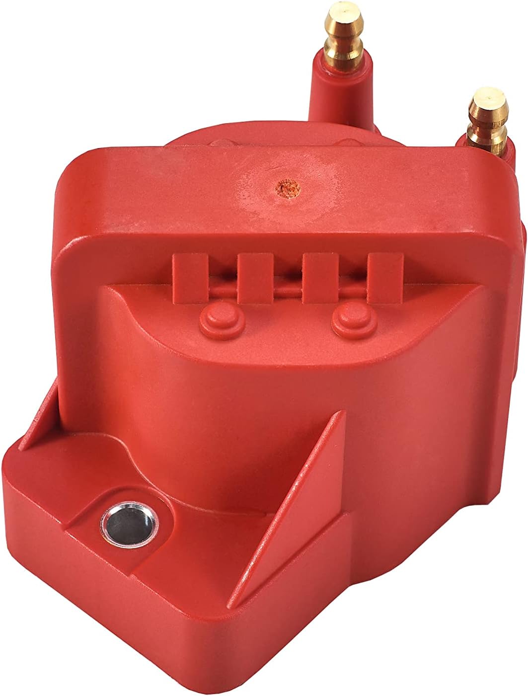 ENA Set of 3 Red Ignition Coil and Module with Wire Set Compatible with Buick Chevrolet Oldsmobile Pontiac Century Impala Lumina Malibu Venture Silhouette Montana Replacement for LX346