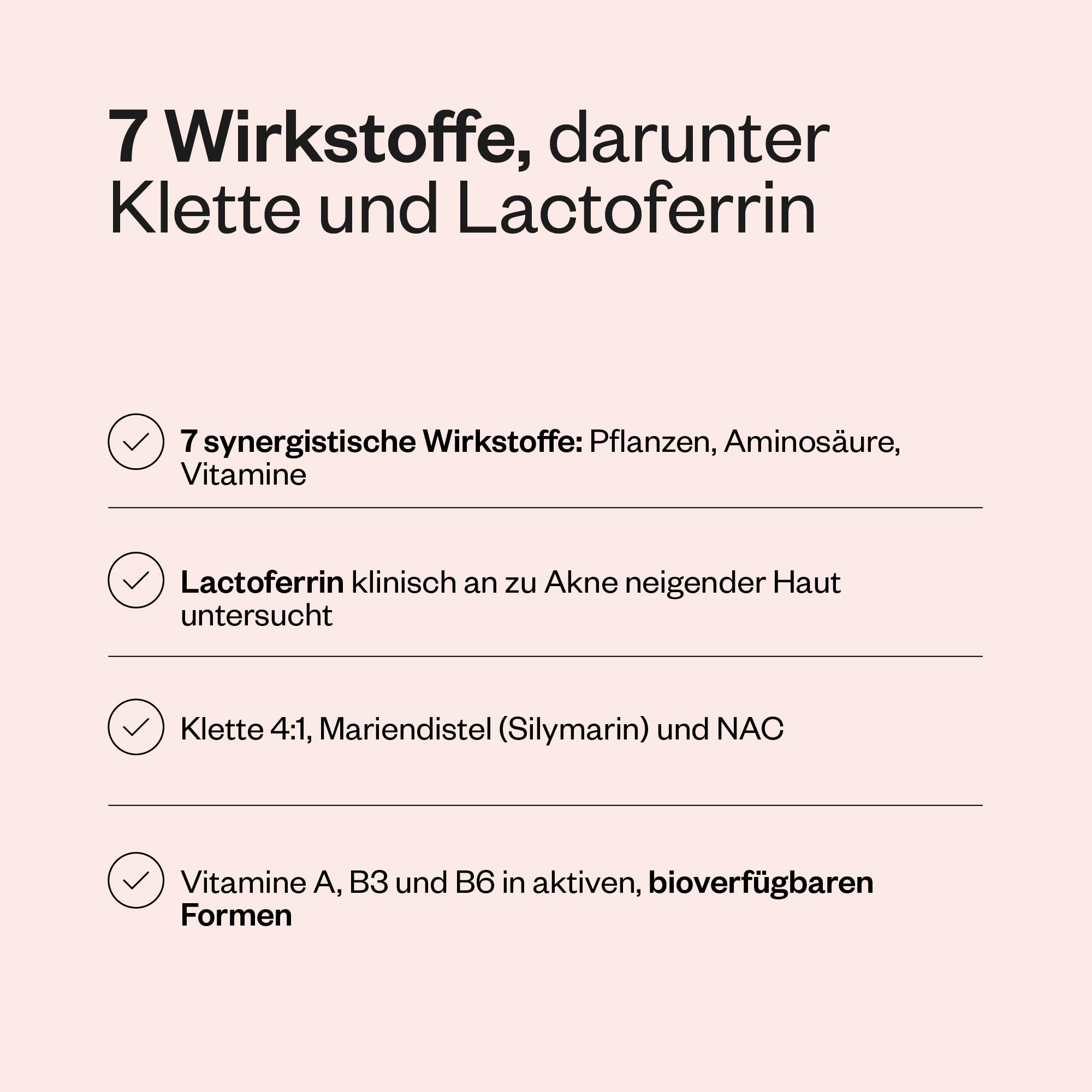 Clear Skin Formula - Reine & Gesunde Haut - 90 vegane Kapseln - SuperSmart