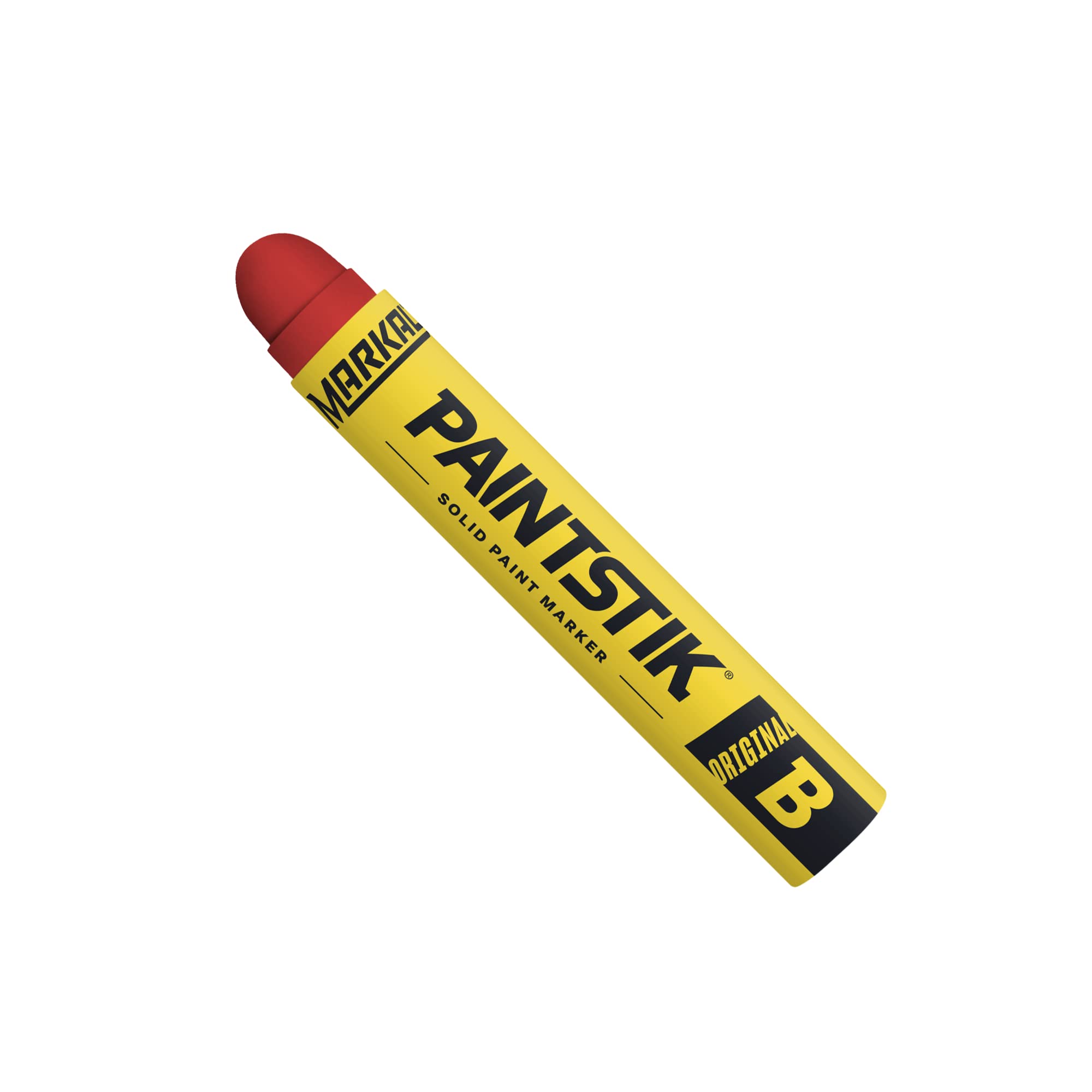 Markal 82832 F Paintstik - Rough Surfaces Solid Paint Marker, Flourescent Red (Pack of 12)