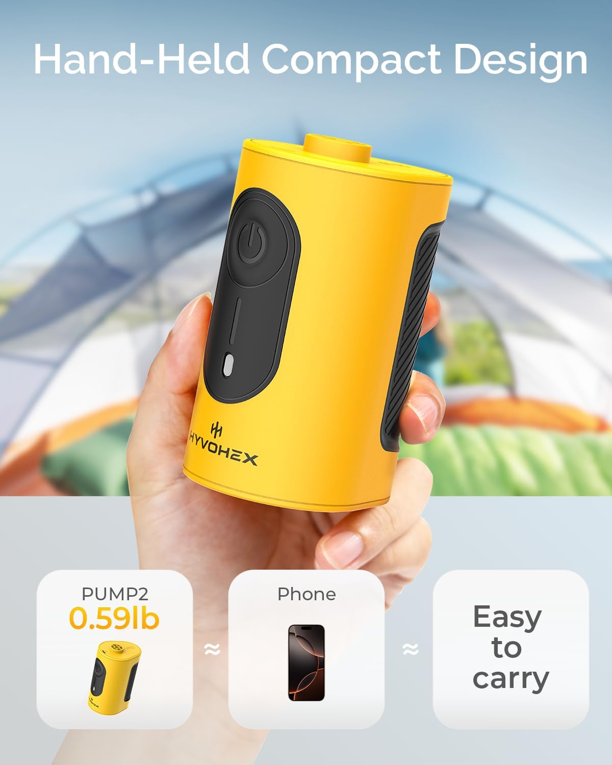 Ultra-Fast Portable Air Pump 4000mAh for Inflatables & Mattresses thumbnail 9