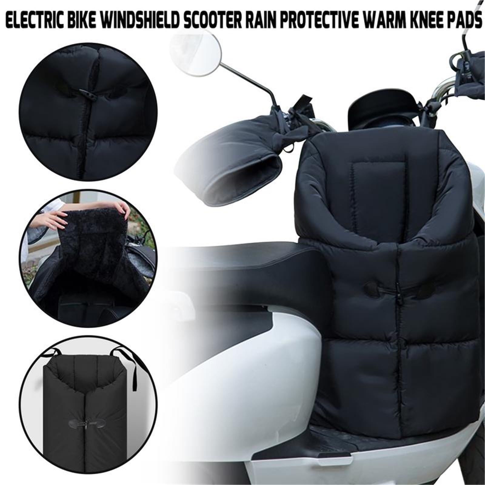 Tablier Scooter, Couvre Jambe Scooter Couverture De Tablier Coupe-Vent for Moto, Genou, Taille, Jambe, Universelle Protection des Genoux Scooter