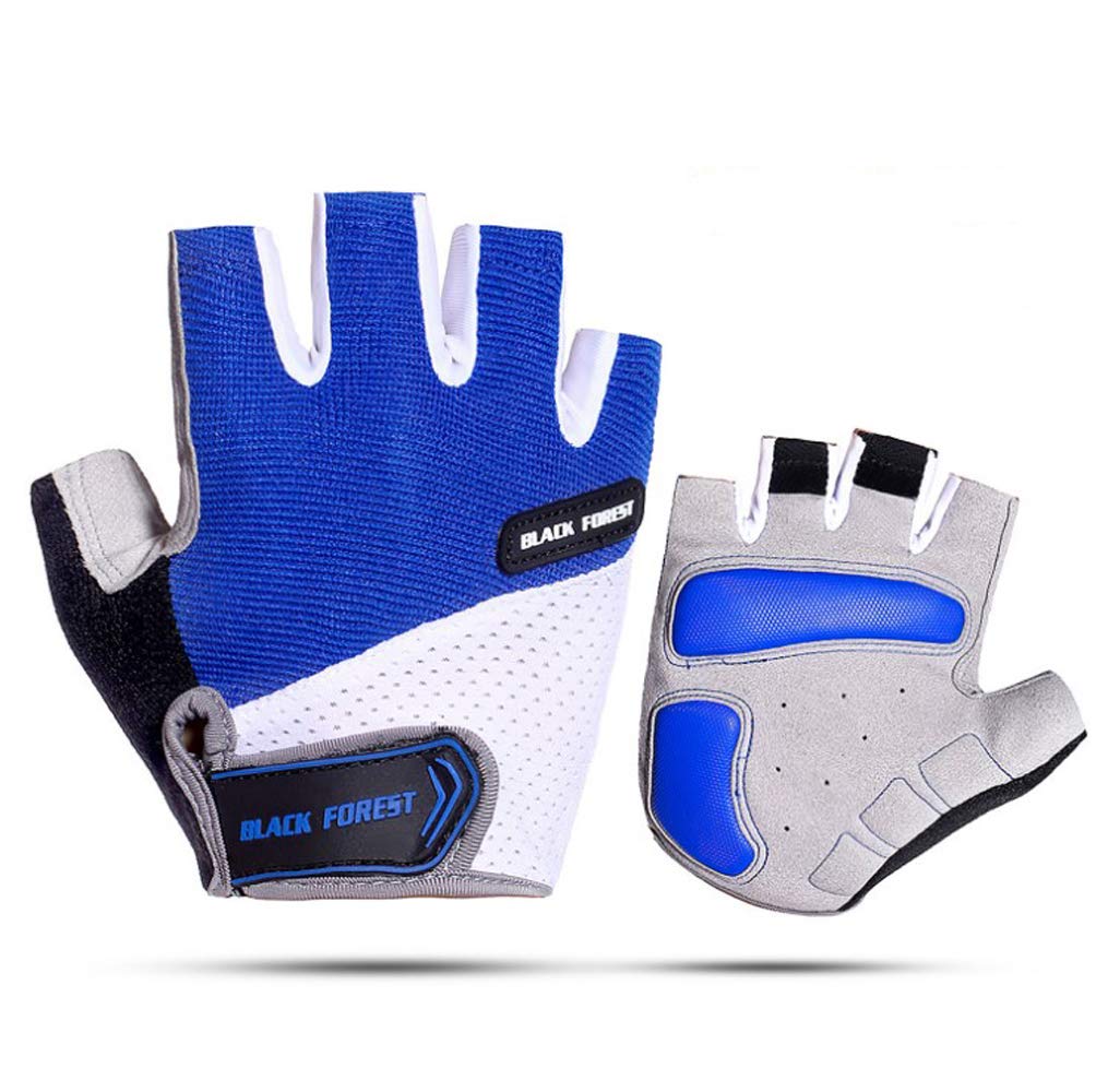 BEISIJIA Sports Bike Bicycle Gloves Non-Slip Breathable Shock Absorption Motorcycle Mountain Half Finger Gloves Training Gloves Unisex