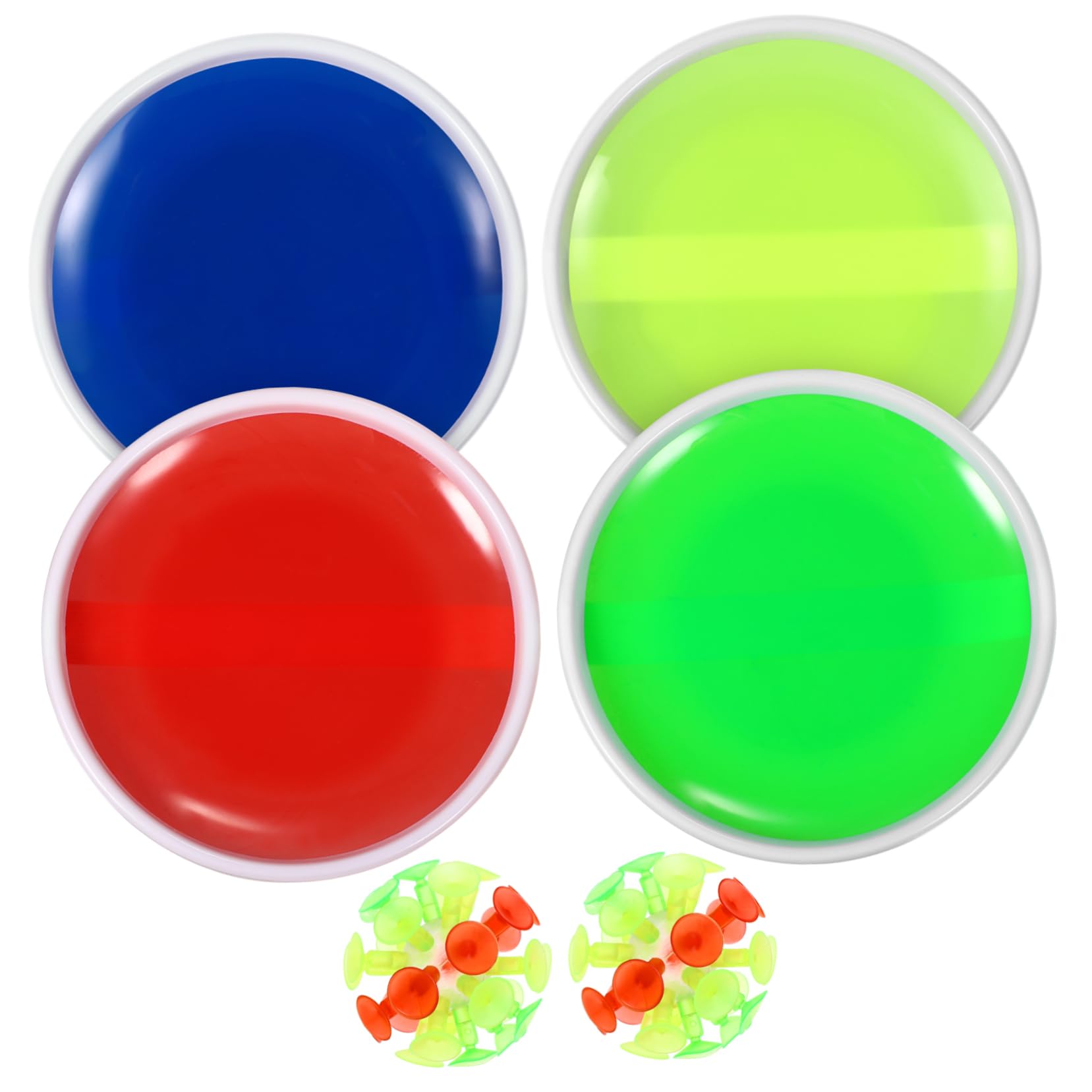 Toddmomy Interactive Suction Cup Balls Catch Ball Game for Boys and Girls Blue Plastic Boy Girl's Toy Random