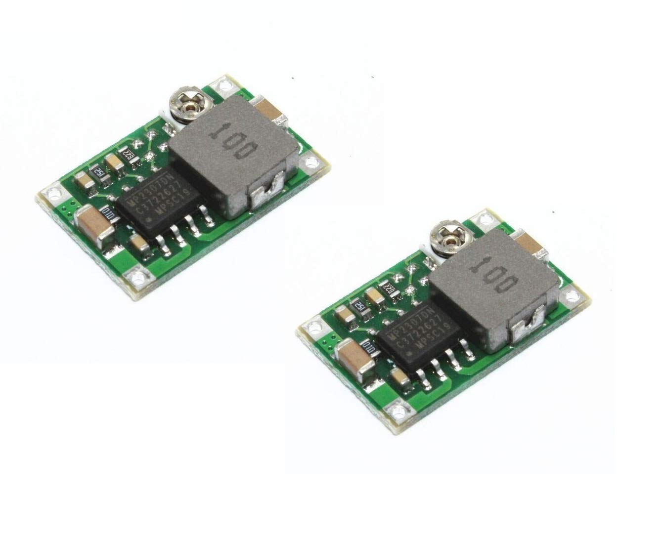 INVENTO 2PCS Mini 360 DC-DC Voltage 3A Step Down Power Converter Buck Module Adjustable 3V 5V 16V Power MP2307 Chip-image-36