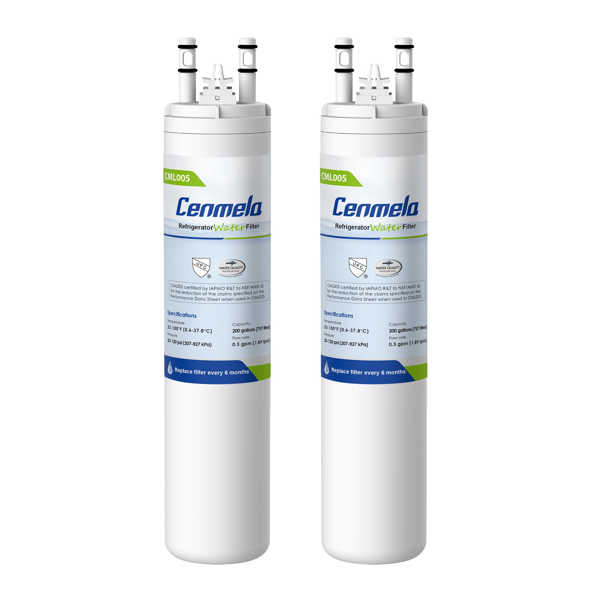 Photo 1 of Cenmela Water Filter Replacement - 2 Pack