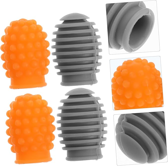 Cubiertas de Silicona para Punta de Baquetas de Batería 4pcs miniatura 6
