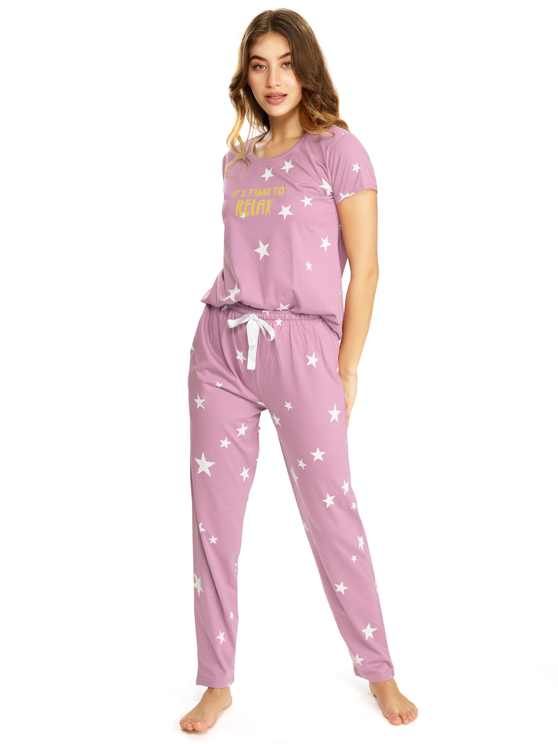 lotik Women's Cotton Lounge Wear Set-picture-10